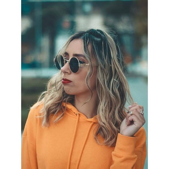 Stylish&Cool, Vintage Round John Lennon Sunglasses Men Women US UV400 Lentes New - Picture 9 of 10